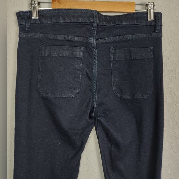 BCBGeneration Flared Dark Wash Blue Jeans Size 28 - Picture 11 of 13